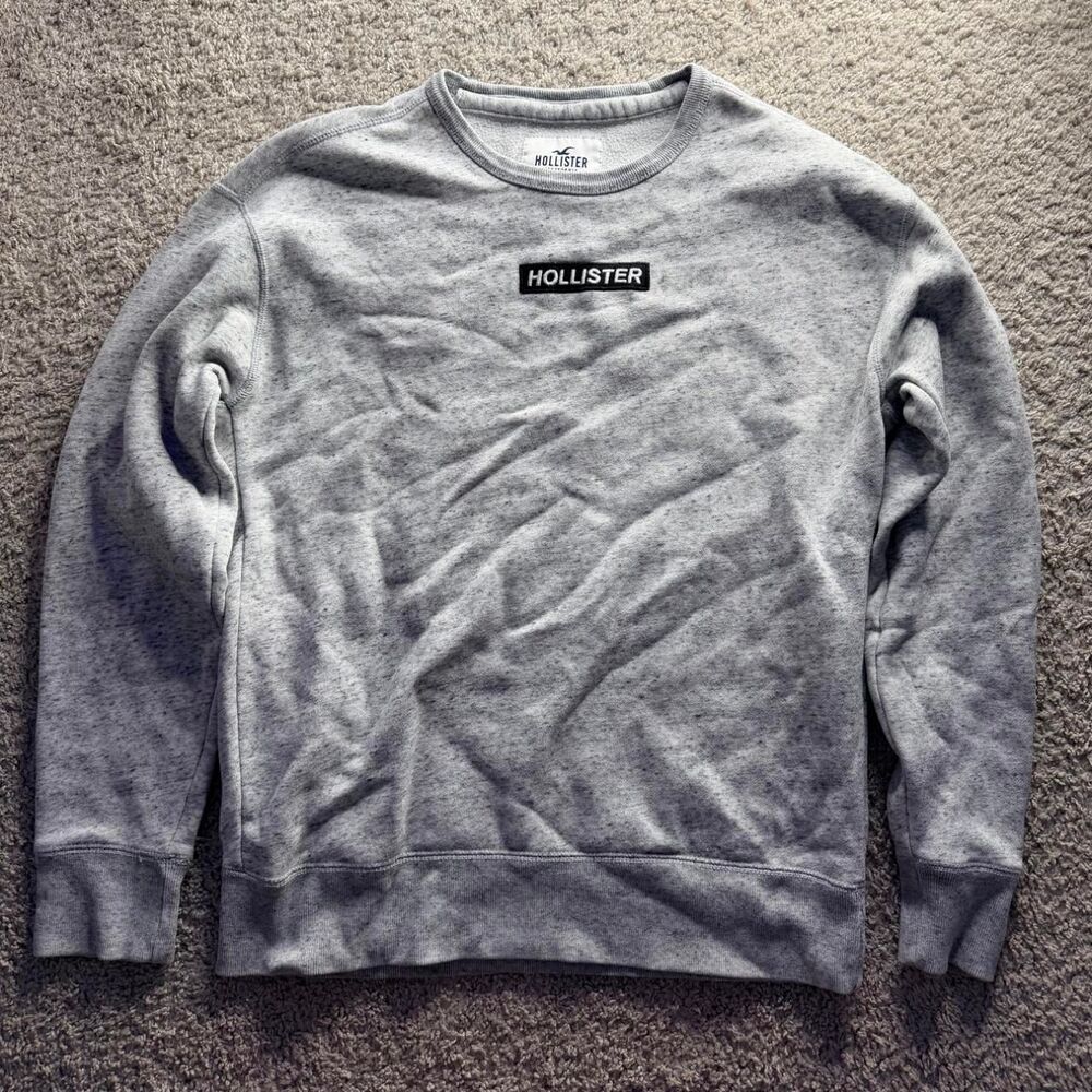 Hollister-co Men's Grey Sweatshirt